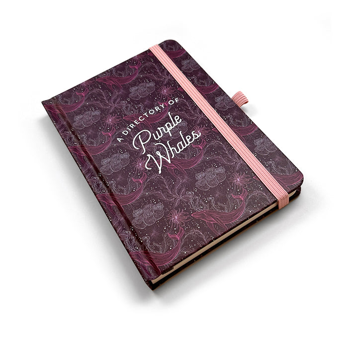 Hidden Agenda™ Password Storage Book: Purple Whales