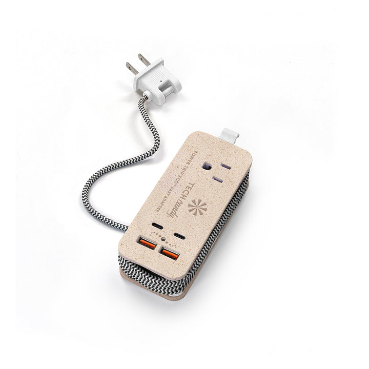 NEW! Power Trip Eco™ Outlet USB/USB-C Fast Charging Station: Natural