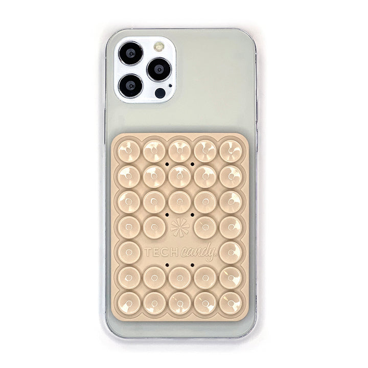 NEW! Stick 'Em Up™ 2-Sided Phone Suction Pad: Natural