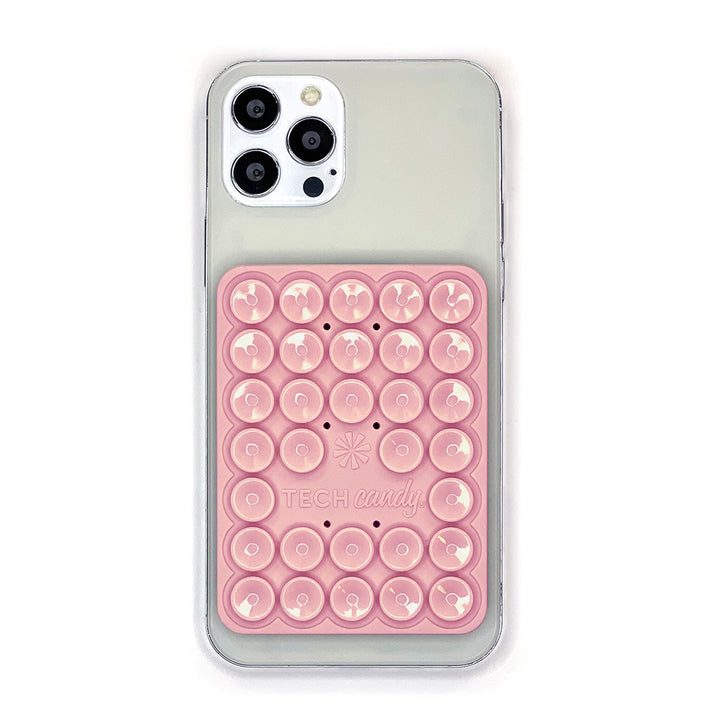 NEW! Stick 'Em Up™ 2-Sided Phone Suction Pad: Pink