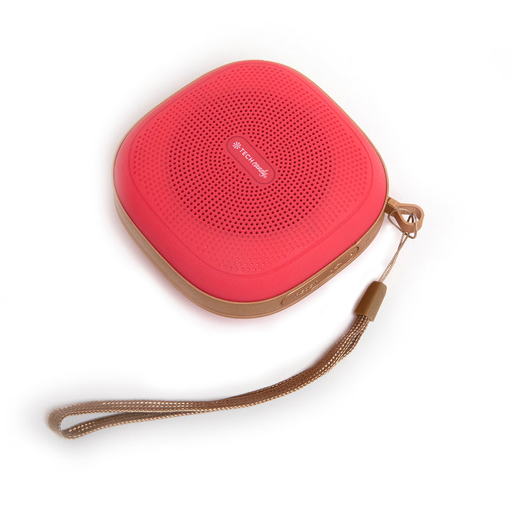 Tune Tag-Along™ Splashproof Speaker: Gold/Pink